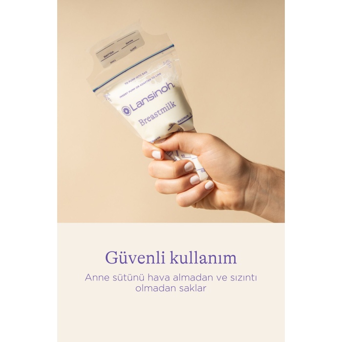 Anne Sütü Saklama Poşetleri 50 Adet