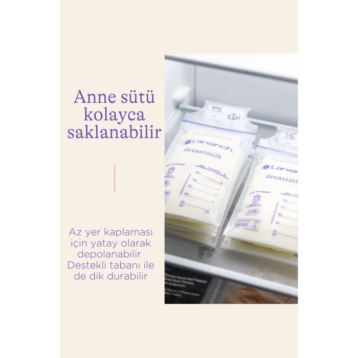 Anne Sütü Saklama Poşetleri 50 Adet