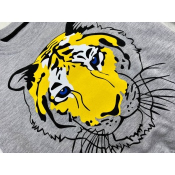 aslan baskılı ikili erkek takımı