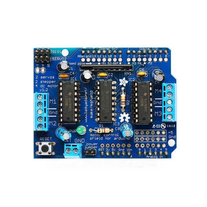 Arduino L293 DC/Step Motor Sürücü Shield