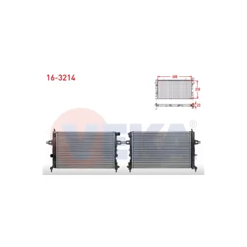 SU RADYATORU MEKANIK OPEL ASTRA G (F69) 1.4 16v M-T AC+/- 1998-2005