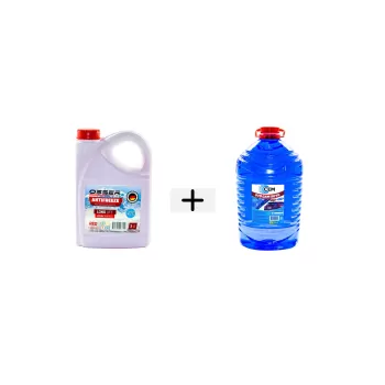 CEM CAR CARE Kışlık Set ( Cam Suyu 5 Lt Antifrizli -20 Derece+Kırmızı Antifriz 3 Lt -42 De
