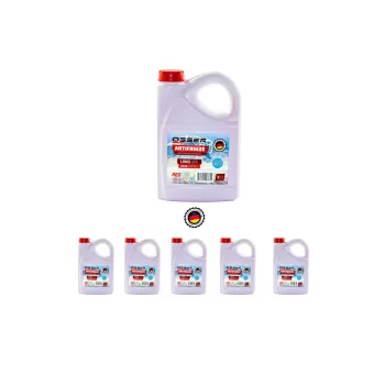 OSSER Antifriz 3 LT Kırmızı -42 Derece 6Lı Avantaj Paket (Üretim Yılı 2024)