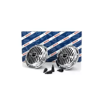Bosch Yüksek Ses Süperton Büyük Kafa Nikelaj Korna 12v 325/400 Hz 110 Db