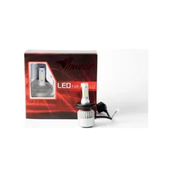 Inwells H4 Yeni Nesil Metal Turbo Led Xenon Ampul Seti 6000K
