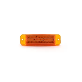Çift Sıra Parmak Led Lamba 18 Ledli Sarı 12/24 Volt