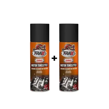 TRAX Susuz Motor Temizleme Spreyi Motor Parlatıcı Sprey 500 Ml 2 ADET