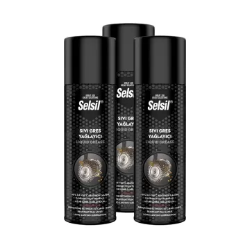 Selsil 3 Adet Sıvı Gres Yağlama Spreyi 3 Adet 500 ml