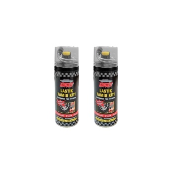 2 Adet Lastik Tamir Köpüğü Sprey Kiti 450 Ml-acil Lastik Şişirici