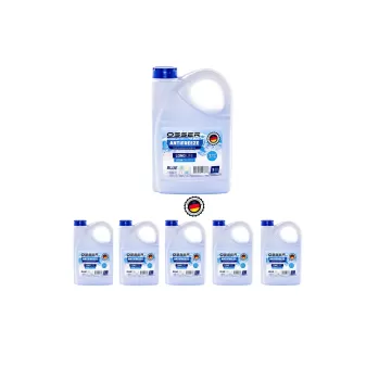 OSSER Antifriz 3 LT Mavi -37 Derece 6Lı Avantaj Paket (Üretim Yılı 2024)