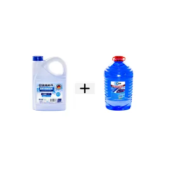 CEM CAR CARE Kışlık Set (Cam Suyu 5 Lt Antifrizli -20 Derece +Mavi Antifriz 3 Lt -37 Derec