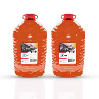 CEM CAR CARE Yazlık Cam Suyu 5 LT 2Li Avantaj Paket