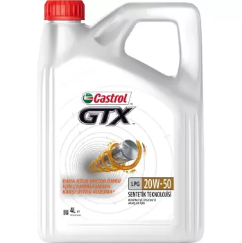 Castrol Gtx 20W50 Lpg 4 Lt  Motor Yağı