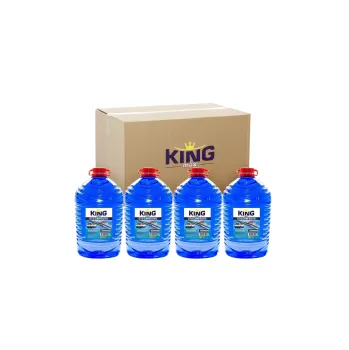 KING MAX Cam Suyu 5 LT Antifriz İçerikli -20 Derece 4Lü Avantaj Paket