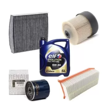 Mais Renault Clio 4 4plus Karbon Filtre Bakım Seti 1.5 Dci E.l.f Yağlı 2012-SONRASI KİT222