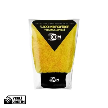 CEM CAR CARE Mikrofiber Yıkama Ve Pasta Eldiveni