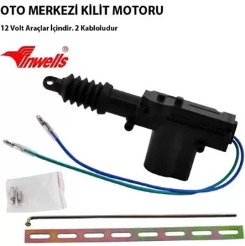 Merkezi Kapı Kilit Motoru 2 Kablolu 12V