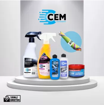 CEM CAR CARE Oto Boya Koruma&Parlaklık Dış Bakım Seti