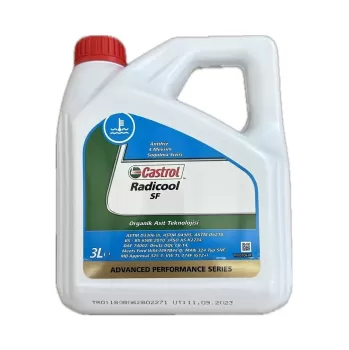 Castrol Radicool Sf 3 Litre Organik Kırmızı Konsantre Antifriz