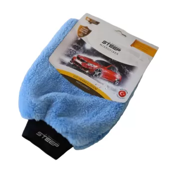 STEEP Oto & Ev Yıkama Ve Cila Eldiveni Mikrofiber Araç Yıkama Eldiveni