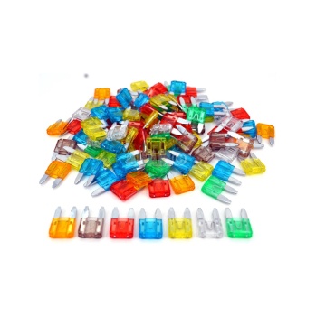 100 Adet Küçük Bıçak Sigorta Seti Karışık Amperler