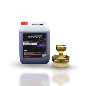 STEEP Ultimate Jel Lastik Parlatıcı Silver Simli 20 Lt Gold Lastik Parlatma Fırçası