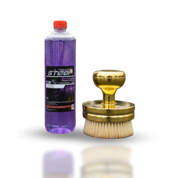 STEEP Ultimate Jel Lastik Parlatıcı Silver Simli 1 Lt Gold Lastik Parlatma Fırçası