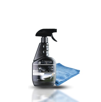 STEEP Ultimate Hızlı Cila Wax İçerikli 500 Ml Mikrofiber 40X40 Bez
