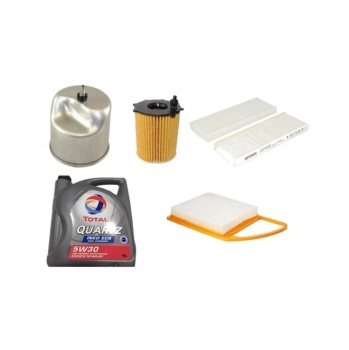 Citroen C_Elysee 1.6 HDI Filtre Bakım Seti Total 5w30 4Lt Motor Yağı
