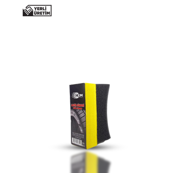 CEM CAR CARE Lastik Parlatıcı Uygulama Süngeri Özel Tasarım