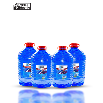 CEM CAR CARE Cam Suyu Antifriz İçerikli -20 5 LT 4Lü Avantaj Paket