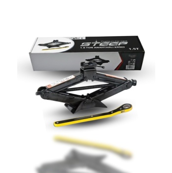 Araba Kaldırma Krikosu Akordiyon Tip Makas Cırcır Kollu 1.5 Ton