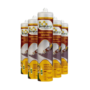 Goldfix 10 Adet Strafor Stropiyer Kartonpiyer Köpük Yapıştırıcısı Tavan Kaplama Süpürgelik