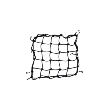 Motosiklet Kask Filesi Kancalı Siyah