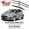 Ford Fiesta Ön+Arka Muz Silecek Takımı 2008-2017