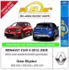 Renault Clio 4 Ön ve Arka Silecek Takımı 2012-2020
