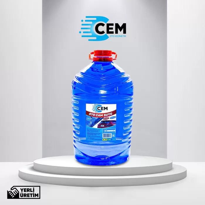 CEM CAR CARE Kışlık Set ( Cam Suyu 5 Lt Antifrizli -20 Derece+Kırmızı Antifriz 3 Lt -42 De