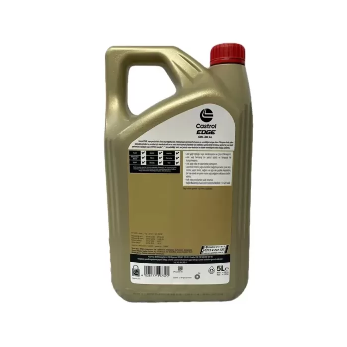 Castrol Edge 5W-30 LL 5 Litre Motor Yağı
