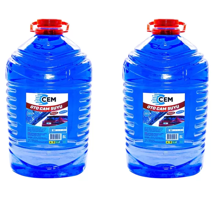 CEM CAR CARE Cam Suyu 5 LT Antifriz İçerikli -20 2Li Avantaj Paket