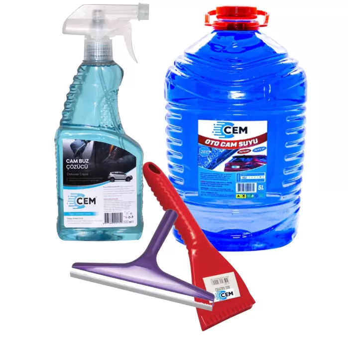 CEM CAR CARE 4lü Kışlık Bakım Seti