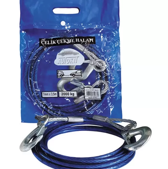 Autokit Çelik Çekme Halatı
