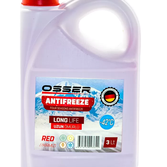 OSSER Antifriz 3 LT Kırmızı -42 Derece