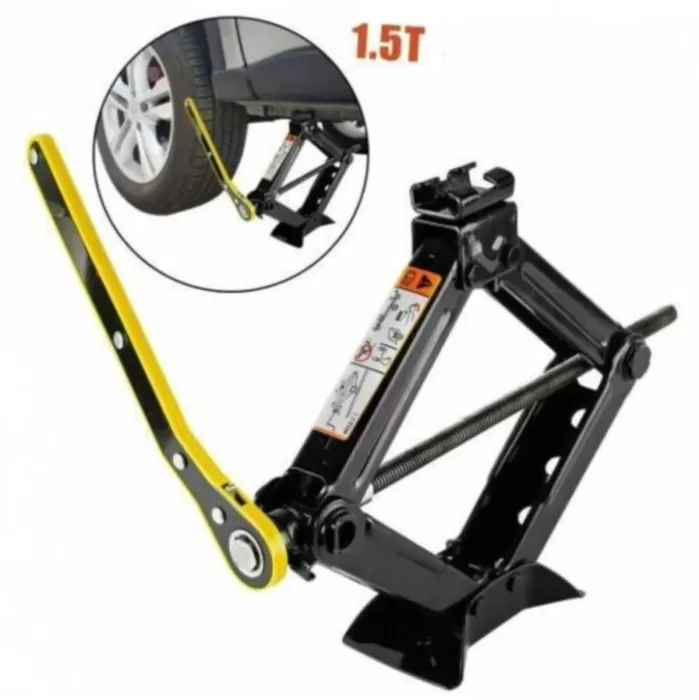 ARABA KALDIRMA OTO KRİKOSU 1,5 TON MAKAS CIRCIR OTOMATİK KRİK