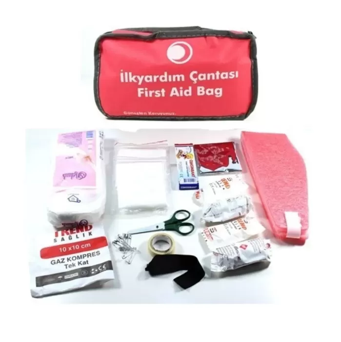 AUTOKIT İlk Yardım Çantası Araç Ev İş Yeri Acil Müdahale Çantası İlk Yardım Seti