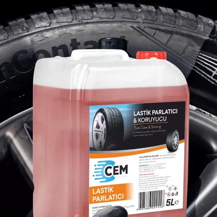 CEM CAR CARE Ultra Lastik Parlatıcı ve Koruyucu 5 KG