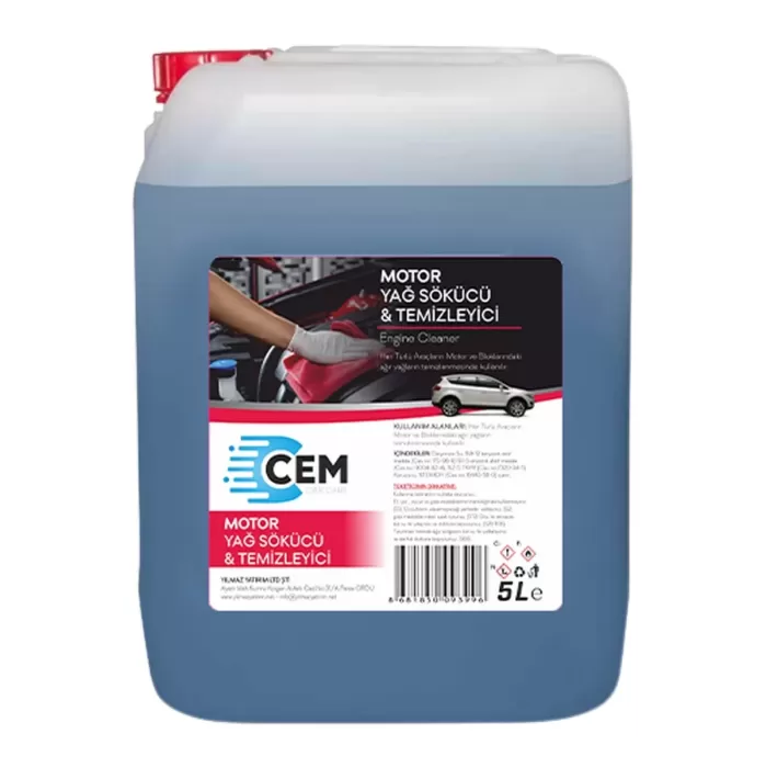 CEM CAR CARE Motor Yağ Sökücü ve Temizleyici 5 KG