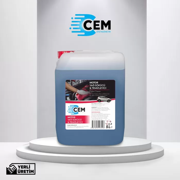 CEM CAR CARE Motor Yağ Sökücü ve Temizleyici 5 KG