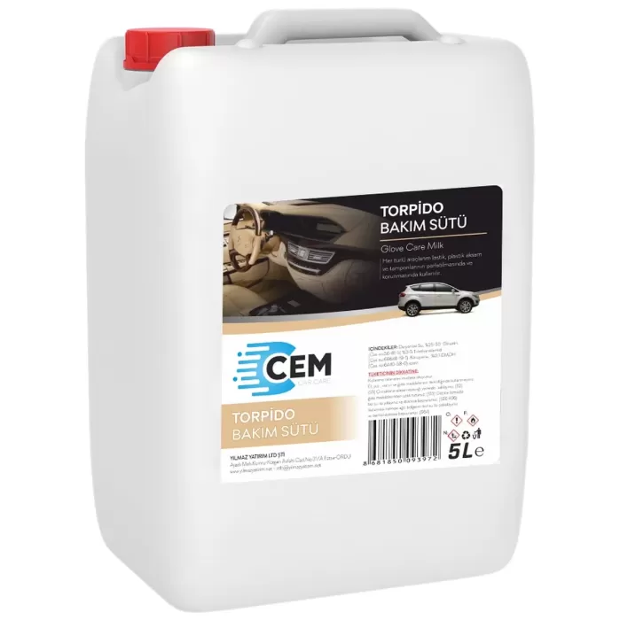 CEM CAR CARE Torpido Bakım Sütü 5 KG