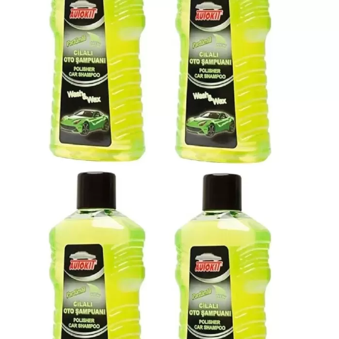 AUTOKIT Cilalı Oto Şampuanı 1000 ml 4lü Avantaj Paket