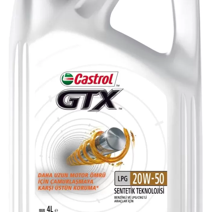 Castrol Gtx 20W50 Lpg 4 Lt  Motor Yağı